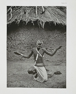 Traditional Wedding Attire Stampe: A Bomvana dancing. This man is dancing'-or posturing as we should call it