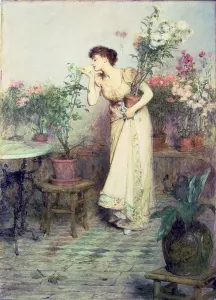 Classical Female Portraits Stampe: In the Conservatory, 1894