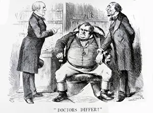 British Politics Stampe: A difference of opinion among the physicians