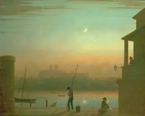 Celestial Maps Stampe: The Thames by Moonlight
