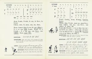 European Education History Stampe: Reading in six months, c.1930 (print)