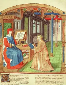 Medieval Poet Stampe: 187867