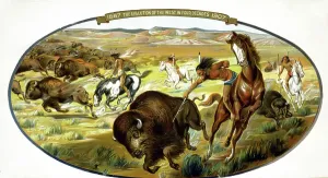 Native American Indians Stampe: The evolution of the West, 1906
