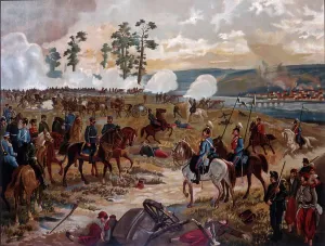 French Military Conflict Stampe: Franco Prussian war, 1870