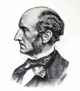 John Stuart Mill Portrait Stampe: John Stuart Mill, 1865