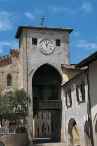 Eastern European Architecture Styles Stampe: Low angle view of a gate, Spilimbergo, Friuli-Venezia Giulia, Italy