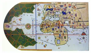 Old World Map Stampe: Map of the World, drawn 1500