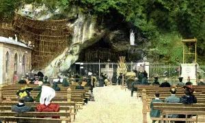 Pellegrinaggio a Lourdes, c.1913 (cartolina).
