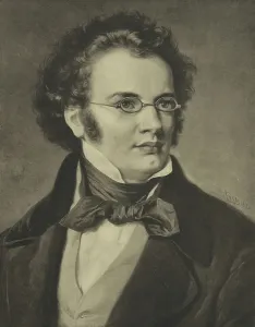 Franz Peter Schubert Portrait Stampe: Portrait of F.P. Schubert