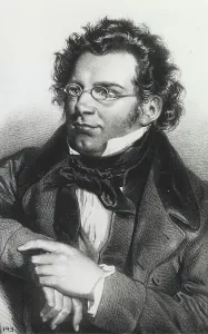 Classical Music Composers Austria Stampe: Portrait of F.P. Schubert