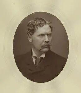 English Painter Artist Stampe: Portrait of Marcus Stone