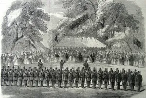 Victorian Era Celebrations Stampe: A silver bugle, 1860