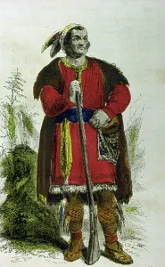 Hand Coloured Prints Stampe: Tecumseh, 1880