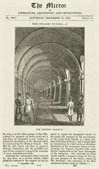 London Underground Tunnels Stampe: Thames Tunnel