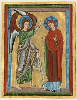 13th Century Artwork Stampe: The Annunciation