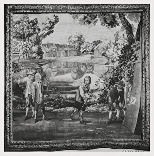 Pastoral Landscape Art Stampe: Archery