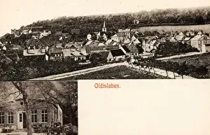 Thuringia Church Architecture Stampe: Buildings Thuringia Churches Multiview postcards