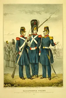 Victorian Era Military Stampe: California guard / Kellogs & Thayer ;E. B. & E. C. Kellog ;D. Needham. ;Kelloggs & Thayer