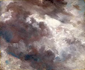 Light And Shadow Effect Stampe: Cloud Study Dark Cloud Study, John Constable, 1776-1837, British