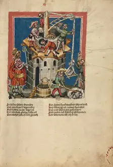 Tower Of Babel Illustration Stampe: The Construction of the Tower of Babel