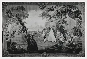 Monochromatic Artwork Stampe: Dance