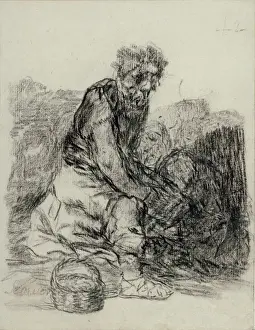 Spanish Artist Goya Stampe: They are Dying