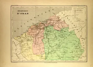 Historical City Maps Stampe: Map of Oran