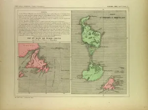 Engraved Historical Maps Stampe: Map of Terra Nova