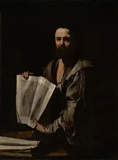 Spanish Baroque Painter Stampe: Euclid