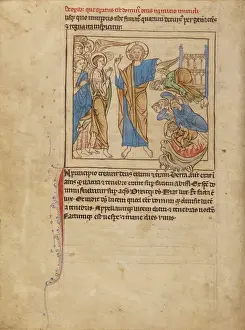 Medieval European Illustrations Stampe: The Fall of the Angels