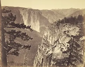 Yosemite Valley Landscape Photography Stampe: [First View of the Valley]