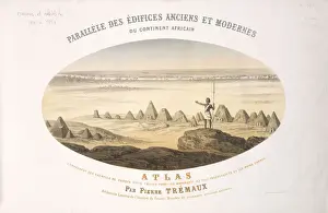 Desert Landscapes Africa Stampe: Frontispiece Paralleles des edifices anciens