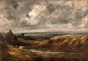 John Constable Oil Paintings Stampe: Hampstead Heath, John Constable, 1776-1837, British