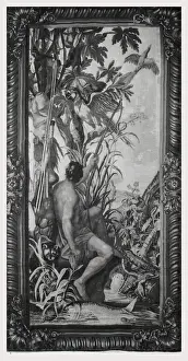 Monochromatic Artwork Stampe: Hunter