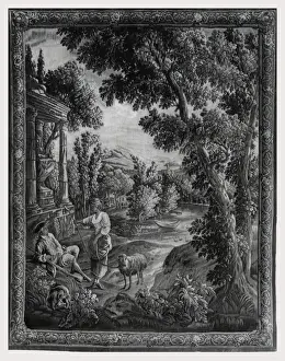 Romantic Era Artworks Stampe: Hunter shepherdess