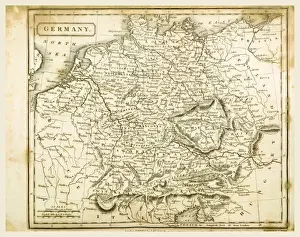 Germany Map Stampe: Map Germany