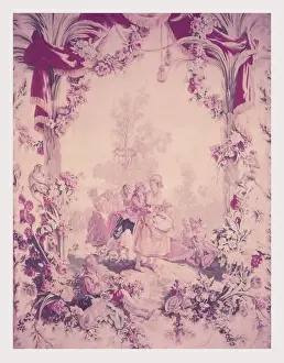 Romantic Garden Setting Stampe: Maypole