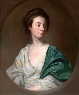 18th Century American Art Stampe: Mrs. Robert Hyde Signed and dated, upper left: J. S. Copley Pinx | 1778
