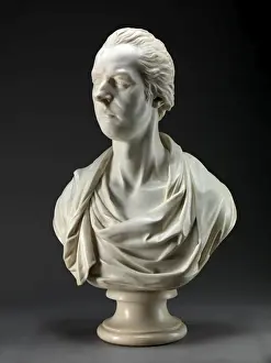 British Sculpture Stampe: Sculpture, William Pitt Signed and dated by chisel on supporting column on back of bust