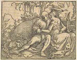 Sixteenth Century Prints Stampe: Sixth Commandment Ten Commandments Woodcut Sheet