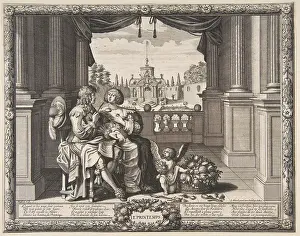 Spring Season Artwork Stampe: Spring ca 1637 Etching first state two Sheet