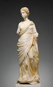 Classical Marble Statue Stampe: Statue of a Muse