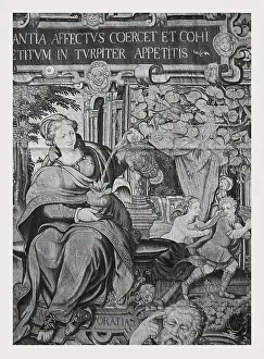 Stampa con cornice : Temperance