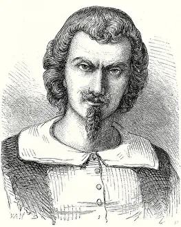 Engraved Illustration Technique Stampe: Torricelli