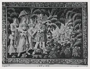 Vintage Wedding Illustrations Stampe: Wedding scene
