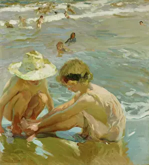 Joaquin Sorolla Y Bastida Stampe: The Wounded Foot