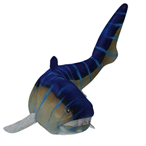 Prehistoric Sea Life Stampe: Dunkleosteus fish, front view