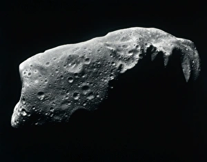 Black And White Space Photos Stampe: Image of an asteroid