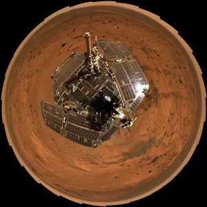 Martian Landscape Photography Stampe: Mars Exploration Rover on the surface of Mars