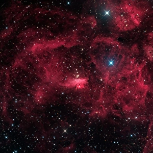 Star Formation In Space Stampe: NGC 6357 diffuse nebula in the constellation Scorpius